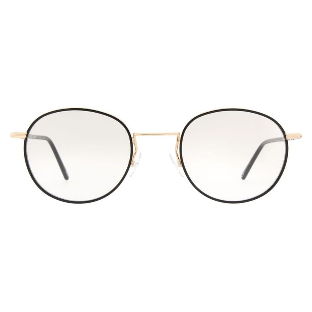 Andy Wolf Black Metal Glasses Men's (Frames)